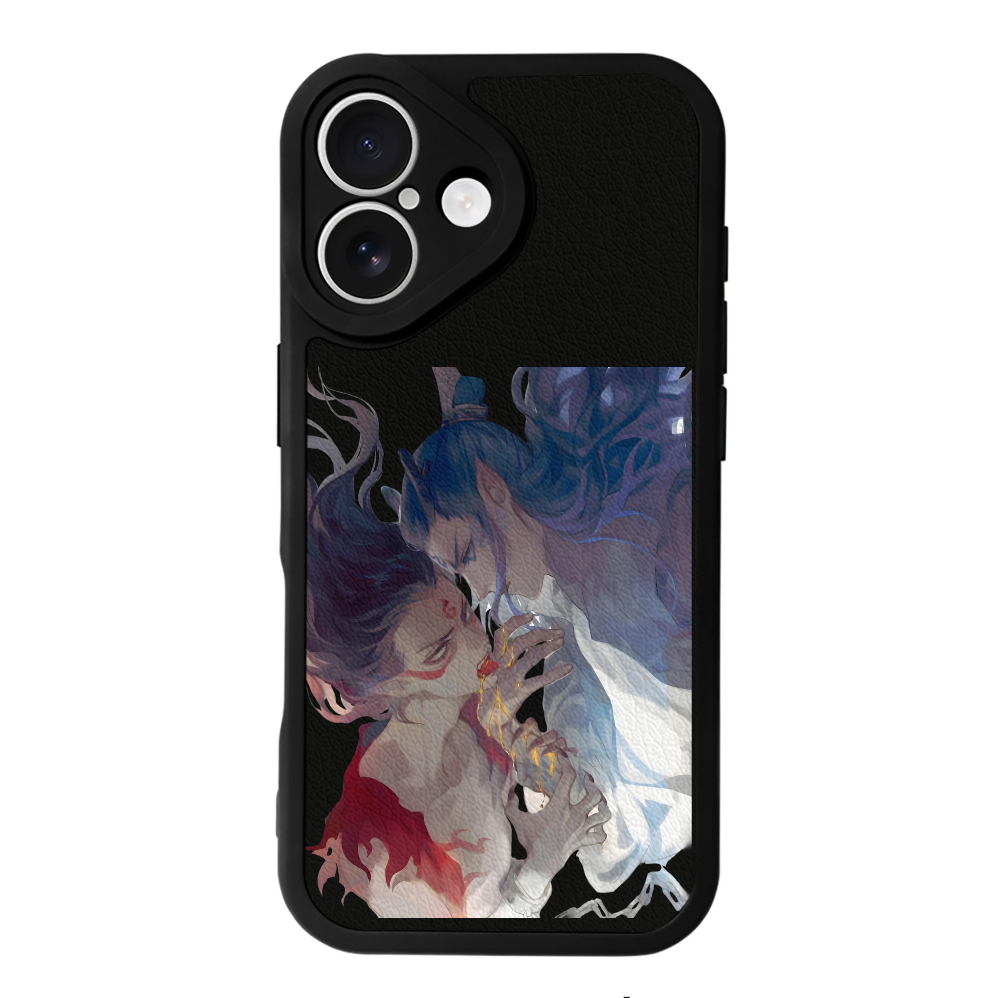 （画像用） Ne Zha 2 ナタ 魔童の大暴れ 【iPhone 16シリーズ対応】シリコンスマホケース（レザー調） 材質：シリコン